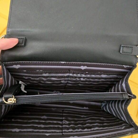 Betsey Johnson Crossbody Bag Purse with Evil Eye Studs - Picture 5 of 9